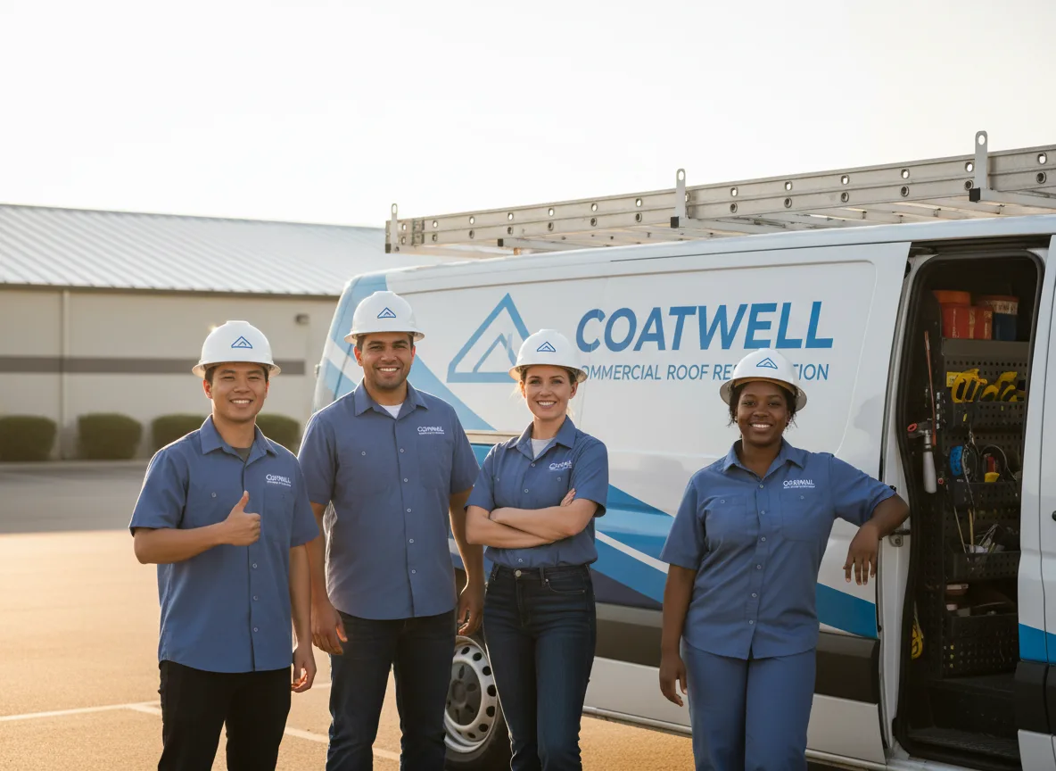 Commercial roof coating company in Highland, KS